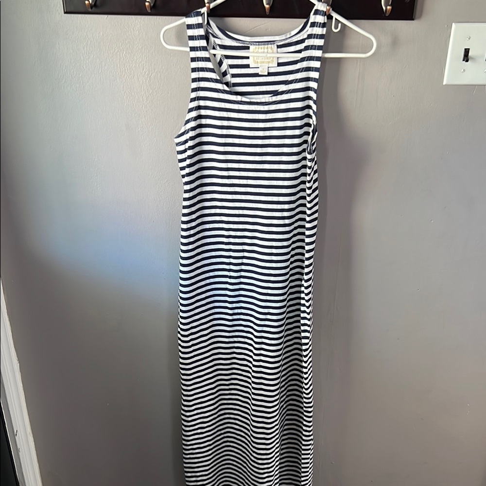 Sail to Sable Striped tank Maxi Dress